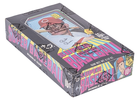 1970 Topps Super Baseball Sealed Wax Pack Box (BBCE Certified)